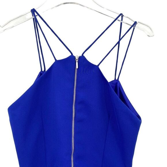 Keepsake Blue Strappy Cocktail Dress Size S - Picture 4 of 11